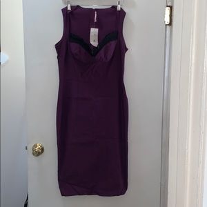 Pinup Couture Plum Purple Masuimi Wiggle Dress